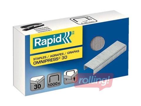 Staples Rapid Omnipress 30, 1000 pcs.