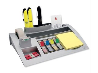 Desktop organizer 3M C50, silver colour
