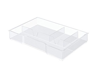 Paliktnis galda piederumiem Leitz, plastmasas, caurpsīdīgs