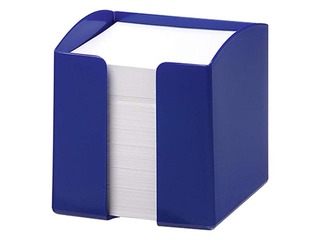 Kastīte piezīmju papīram Durable Trend, 10x10.5x10 cm, plastmasas, zila