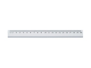 Lineāls, metāla, 20cm
