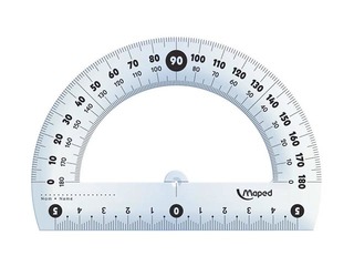 Transportieris Maped Cristal 180°-12 cm 