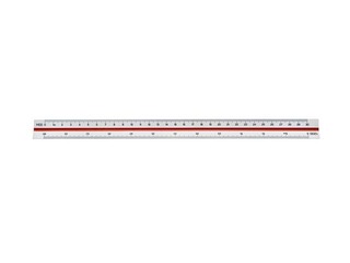 Lineāls mēroga Linex 312, 30 cm., mērogs:1:100:200:250:300:400:500