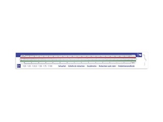 Lineāls mēroga Staedtler Mars 561, 30cm, mērogs:1:20:25:33,3:50:75:100