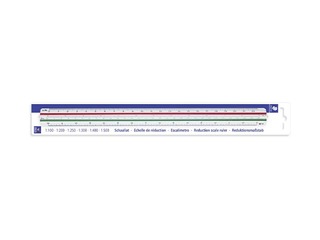 Lineāls mēroga Staedtler Mars 561, 30cm, mērogs:1:100:200:250:300:400:500