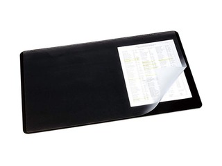 Galda segums Durable ar caurspīdīgu plēvi, 53 x 40 cm, melns
