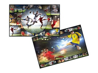 Galda segums ar futbola tematiku, 55x35cm