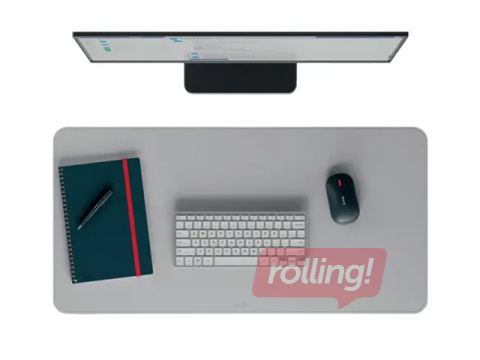 Galda segums Leitz Large, 80x40cm, gaiši pelēks