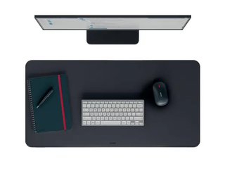 Galda segums Leitz Large, 80x40cm, melns