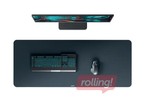 Galda segums Leitz Extra Large Gaming Mat, 100x40cm, tumši pelēks
