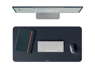 Galda segums Leitz Large Felt Desk Mat, 70x36cm, tumši pelēks