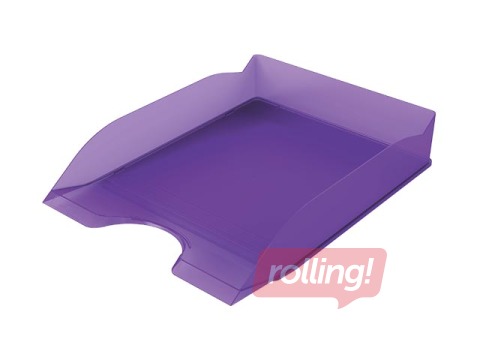 Dokumentu plaukts Durable Basic, caurspīdīgi violets