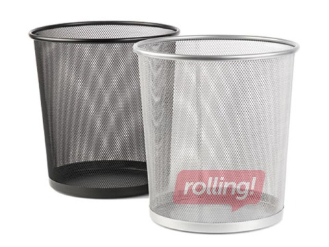 Papīrgrozs Forpus, metāla, melns, 12l