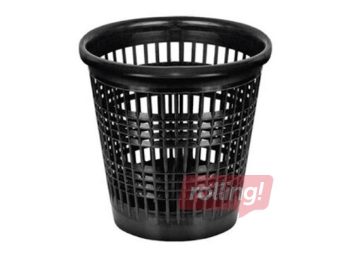 Papīrgrozs Forofis, plastikāta, melns, 10l