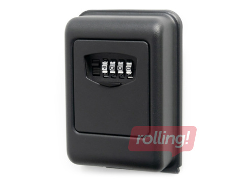 Atslēgu kaste ar kodu atslēgu Argo, melna