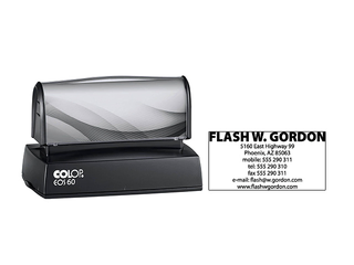 Zīmogs pēc pasūtījuma, EOS 60