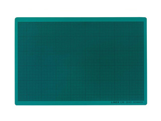 Paliktnis griešanai Linex, A3, 300 x 450 mm, biezums 3 mm, zaļš