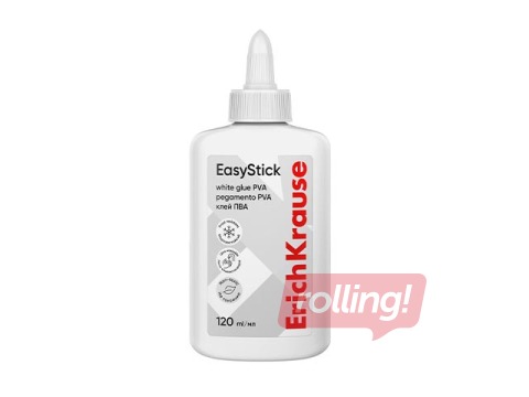 Līme PVA ErichKrause, EasyStick, 120ml