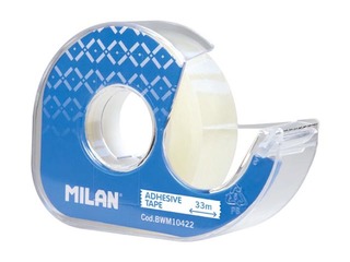 Adhesive tape with holder Milan,19mmx33 m,  transparent