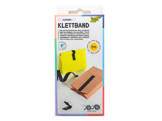 Līplente Velcro, pašlīmējoša, 2cm x 2m, melna