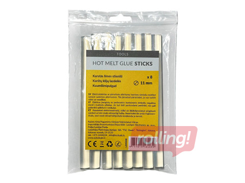 Līmes stienīši D11, 15 cm, 8 gab.