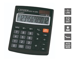 Kalkulators Citizen SDC-812 BN