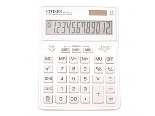 Kalkulators Citizen SDC-444XRWHE, balts
