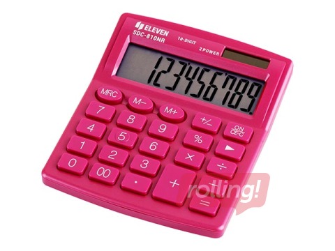Kalkulators Eleven SDC-810NRPKE, rozā
