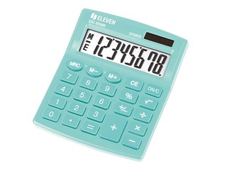 Calculator Eleven SDC805NRGNE, green