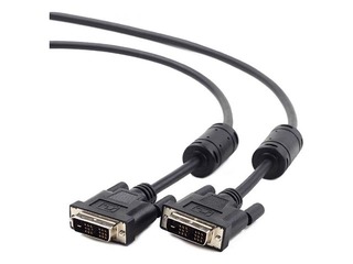 DVI kabelis, DVI M - DVI M, (24+1) dual link, 2m, melns