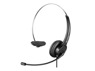 Austiņas ar mikrofonu Sandberg USB Office Headset Mono, melnas