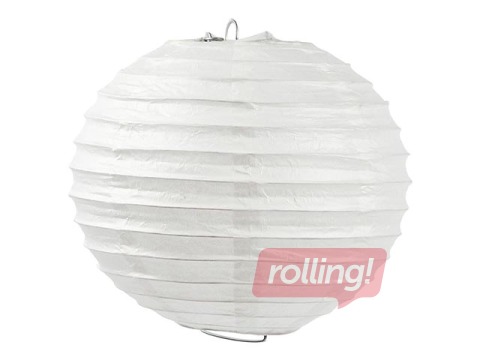 Rīspapīra lampa, balta