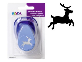 Decorative hole punch, deer, 25 mm