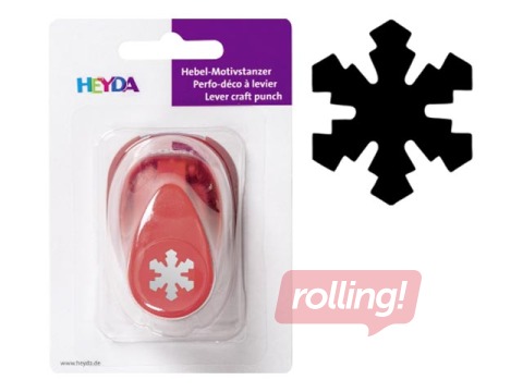 Dekoratīvais caurumsitējs, sniegpārsliņa, 17 mm