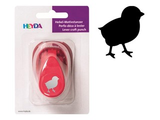 Decorative hole punch large, chicken, 17 mm