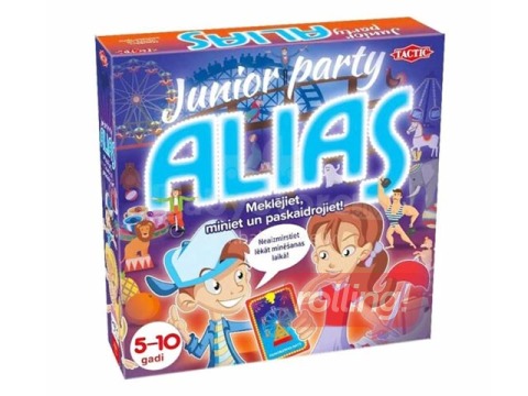 Spēle Juniors Party Alias, latviešu valodā