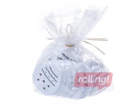 Koka dekors Olas, mix, 20 gab/iepak.