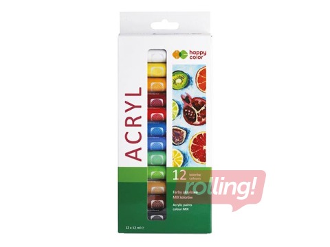 Akrila krāsas Happy Color 12kr.х12ml (tūbiņas)