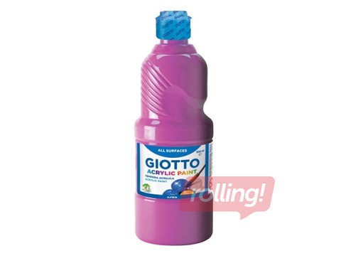 Akrila krāsa Giotto, 500ml, rozā