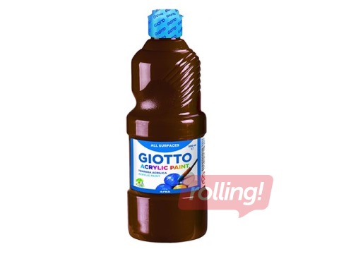 Akrila krāsa Giotto, 500ml, brūna