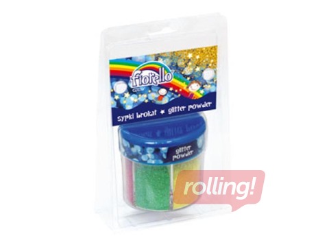 Dekoratīvie spīdumi, Fiorello, 60g, dažādas pasteļkrāsas