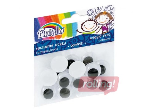 Plastsilmad, Fiorello, 20 mm, 15 tk, isekleepuvad