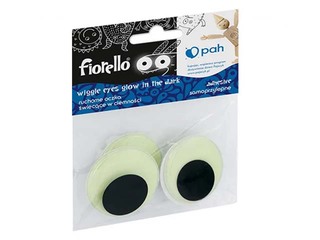 Подвижные глазки, Fiorello, 40 мм, 4 шт, самоклеящиеся, fluo