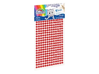 Self adhesive pearls, red