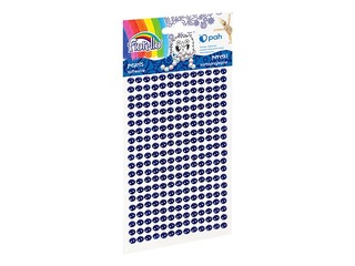 Self adhesive pearls, navy blue