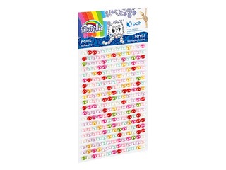 Self adhesive pearls, mixed