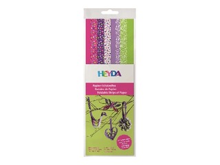 Quilling paper ribbons, 30cm, 160gb.,pink-purple-green