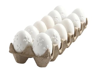 Dekoratīvas olas ar rakstu, 12 gab