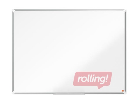 Sienas tāfele alumīnija rāmī Nobo Premium Plus, 120 x 90 cm, emaljēta virsma, balta 