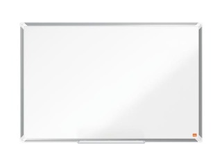 Sienas tāfele alumīnija rāmī Nobo Premium Plus, 90x60 cm, emaljēta virsma, balta 